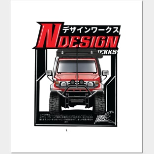 land cruiser lc75 Posters and Art